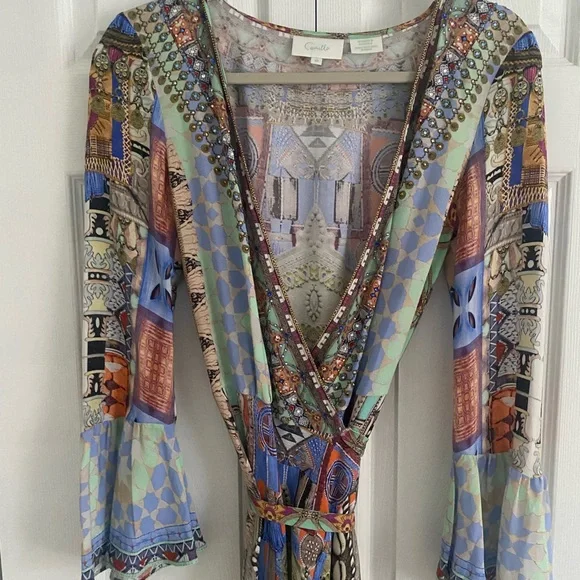 Camilla Multicolor Patterned Dress - Picture 6 of 16